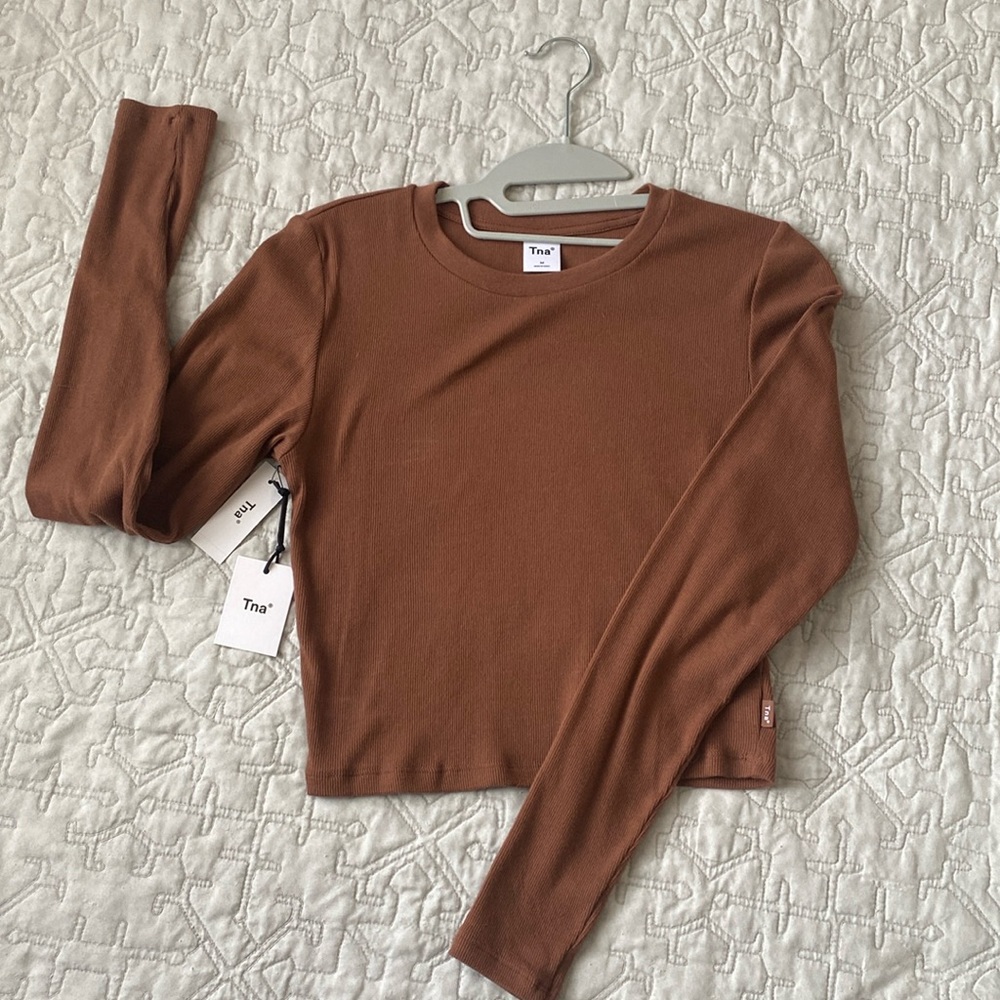 Aritzia TNA Ribbed Long Sleeve